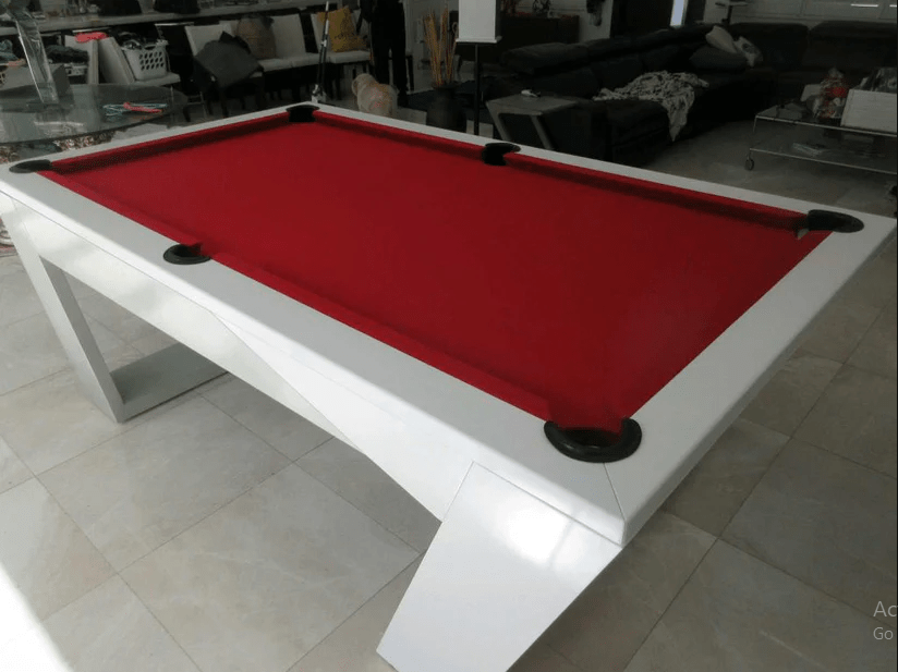 White Billiards | Valenti Modern Slate | Pool Table | 7' - 8' - 9'