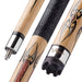 Viper Sinister Black and White Wrap with Brown Stain Billiard/Pool Cue Stick 21 Ounce