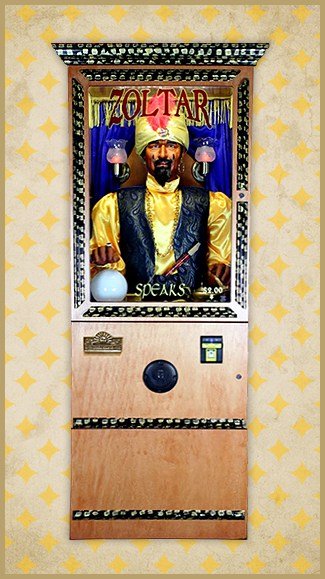 Zoltar | Fortune Teller - Standard Edition | Arcade Machine | Compact Cabinet