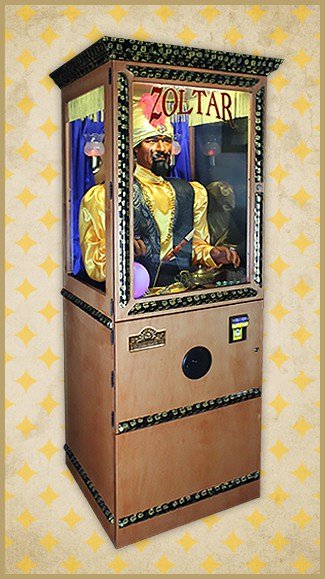 Zoltar | Fortune Teller - Standard Edition | Arcade Machine | Compact Cabinet