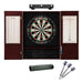 Viper Dead On Sisal Dartboard, Metropolitan Mahogany Cabinet, Shadow Buster Dartboard Lights & Padded Dart Mat Darts Viper 